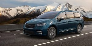 Blue 2021 Chrysler Pacifica Hybrid Rockville MD