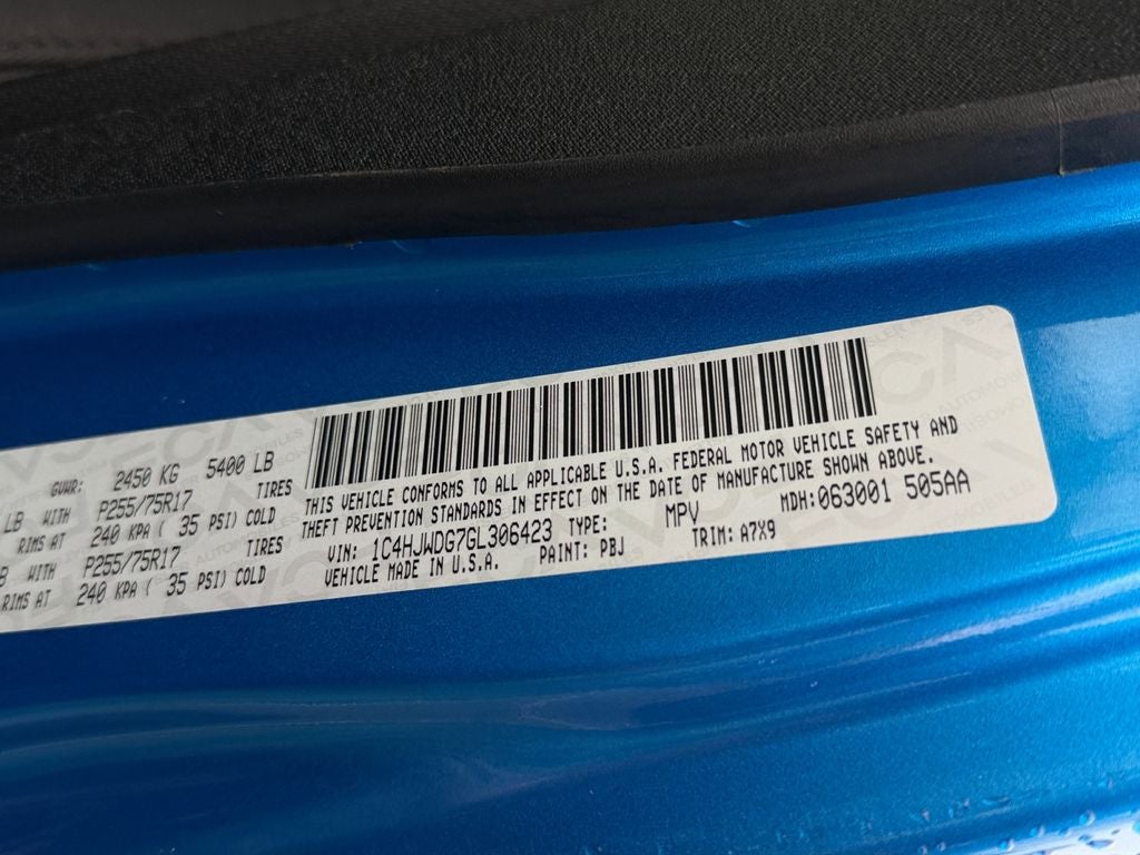 2016 Jeep Wrangler Unlimited Sport