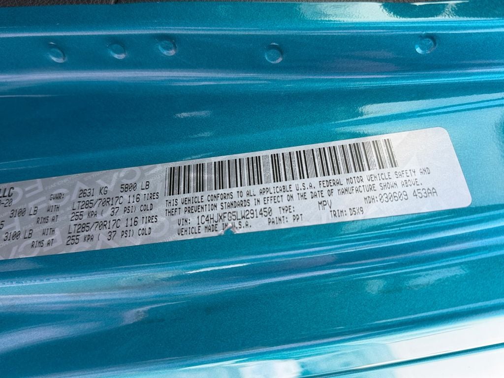 2020 Jeep Wrangler Unlimited Rubicon