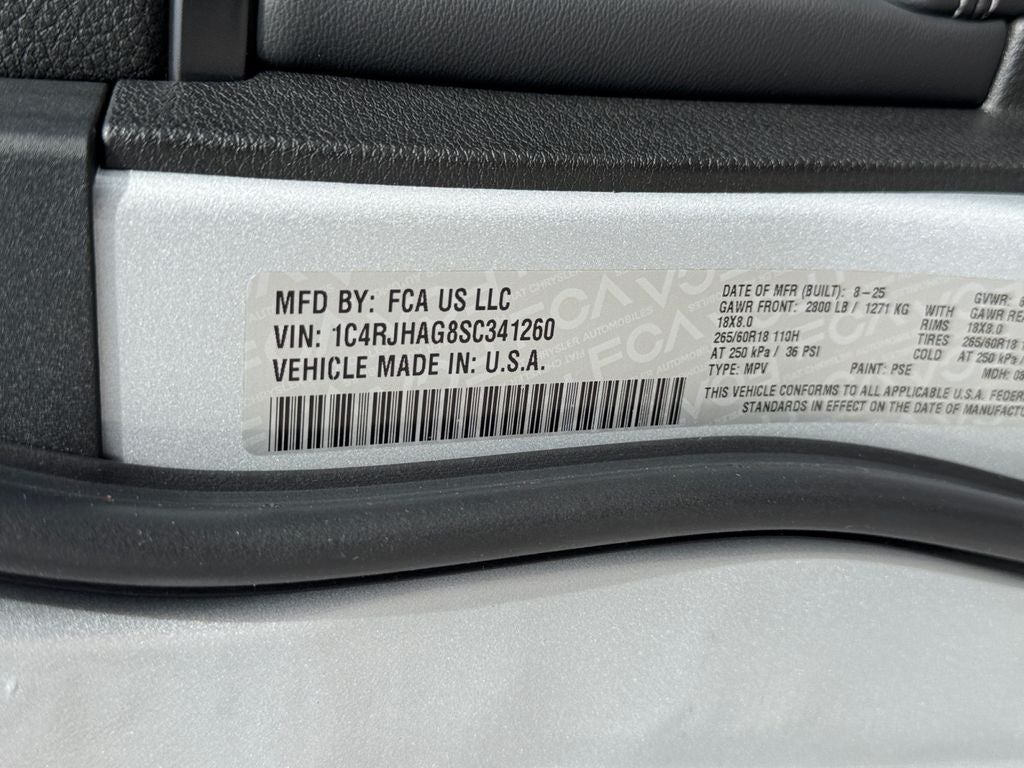 2025 Jeep Grand Cherokee Altitude X