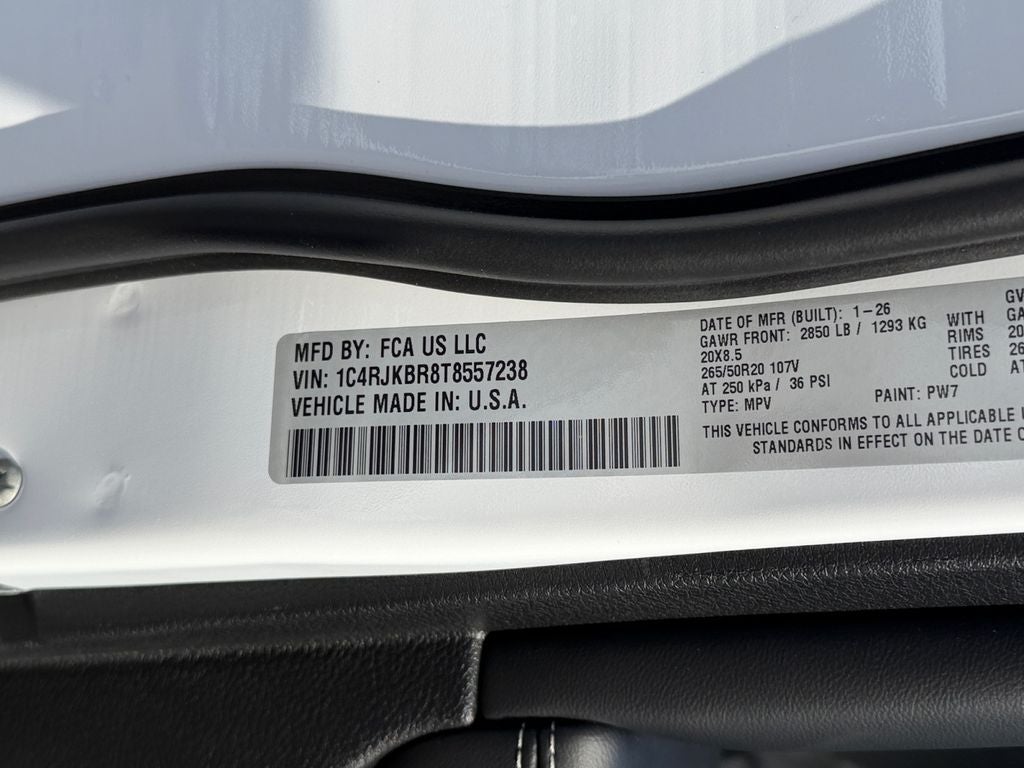 2026 Jeep Grand Cherokee L Limited