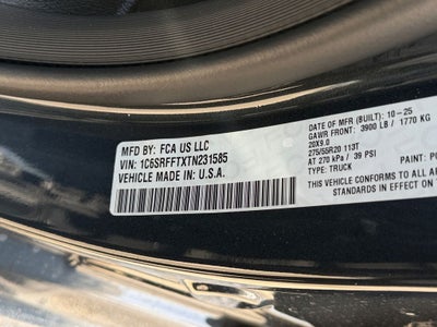 2026 RAM 1500 Big Horn/Lone Star