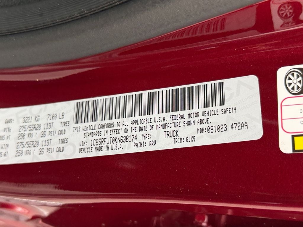 2019 RAM 1500 Laramie