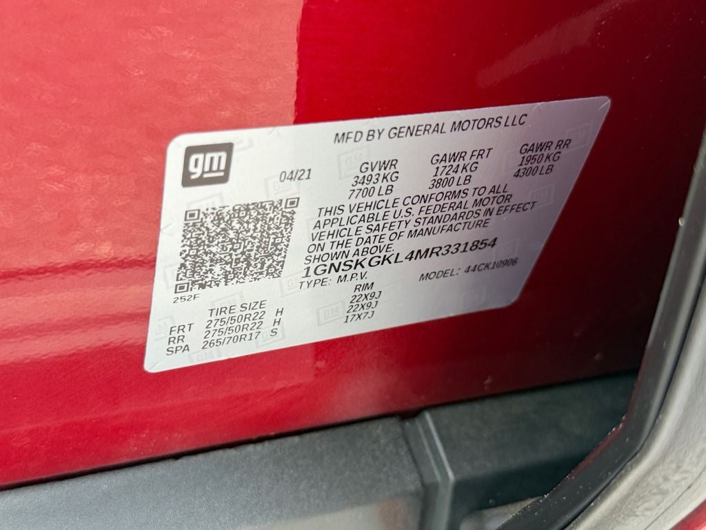 2021 Chevrolet Suburban High Country
