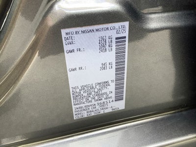 2025 Nissan Altima 2.5 SV