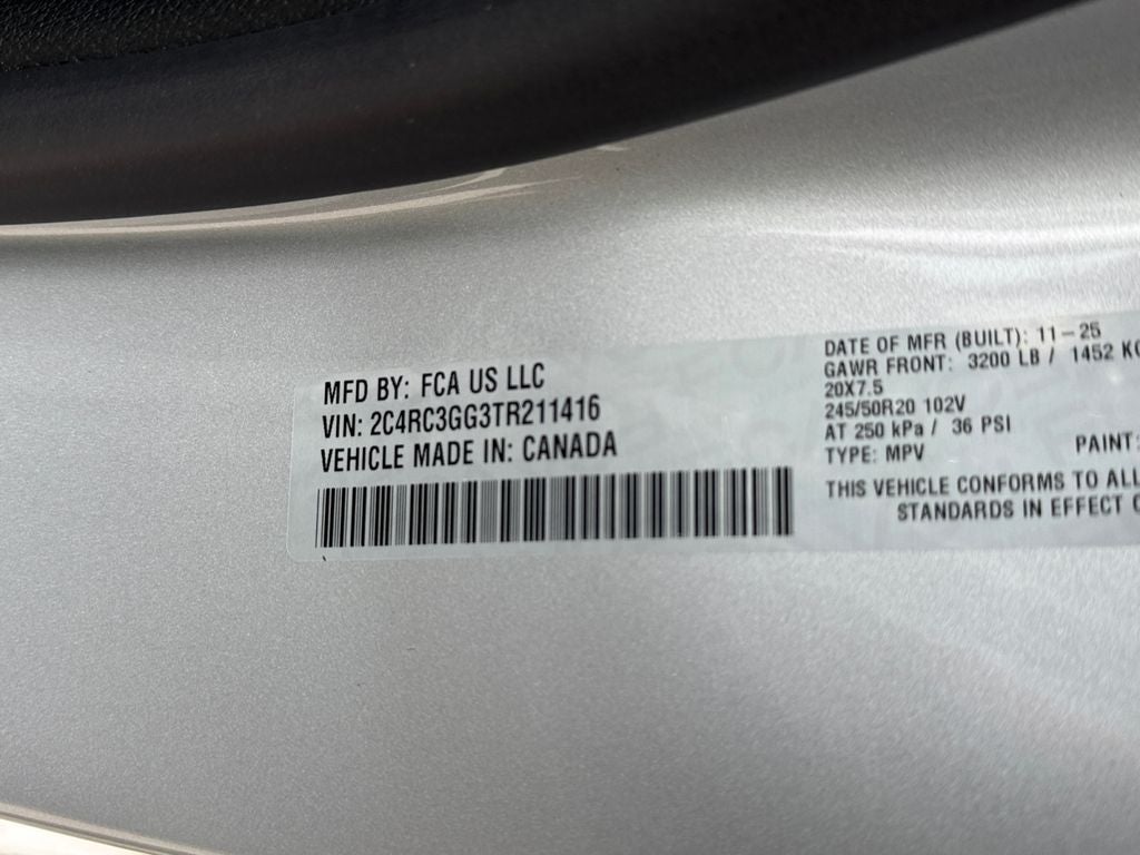 2026 Chrysler Pacifica Limited