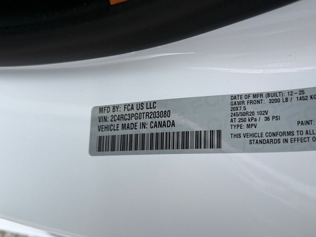 2026 Chrysler Pacifica Pinnacle