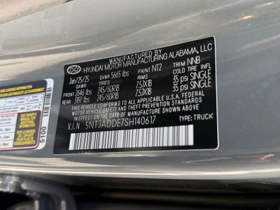 2025 Hyundai Santa Cruz SE