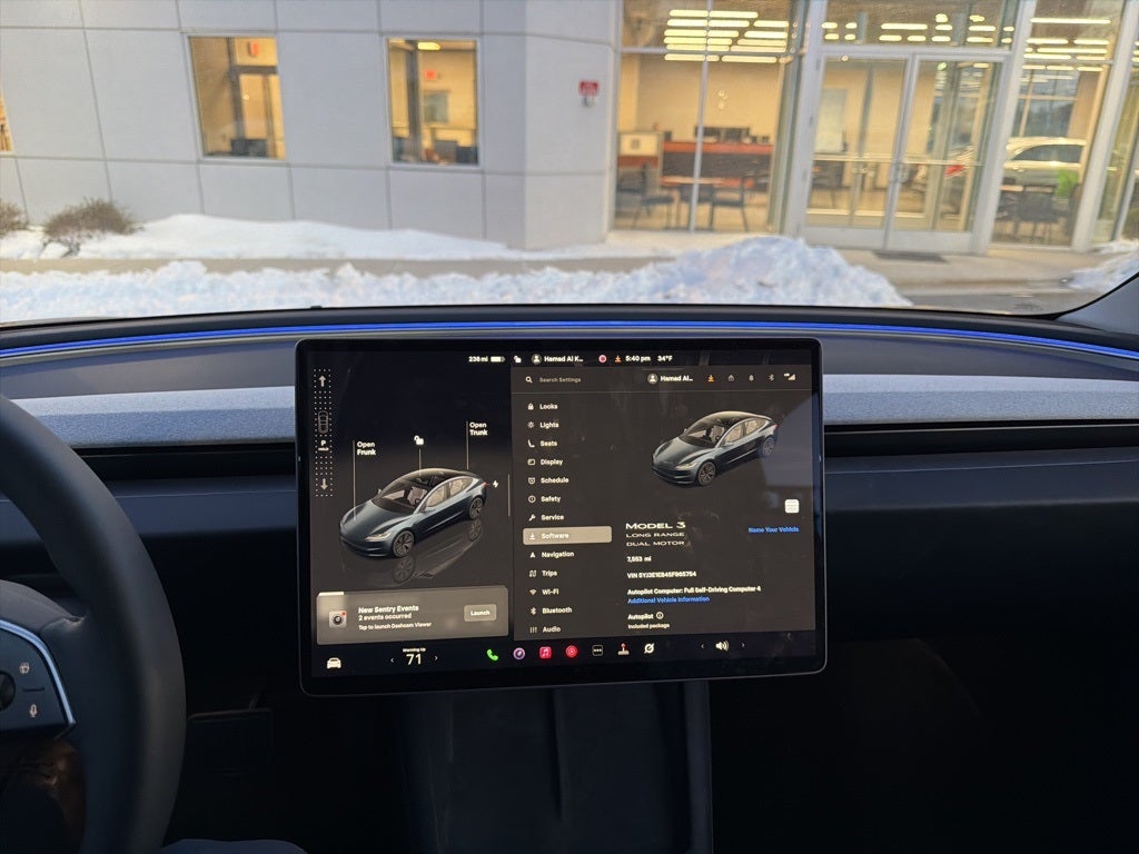 2025 Tesla Model 3 Long Range w/White Interior