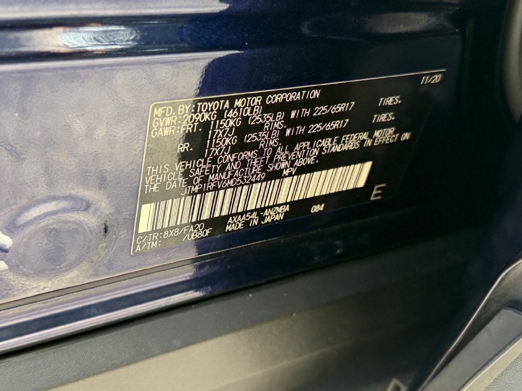 2021 Toyota RAV4 XLE