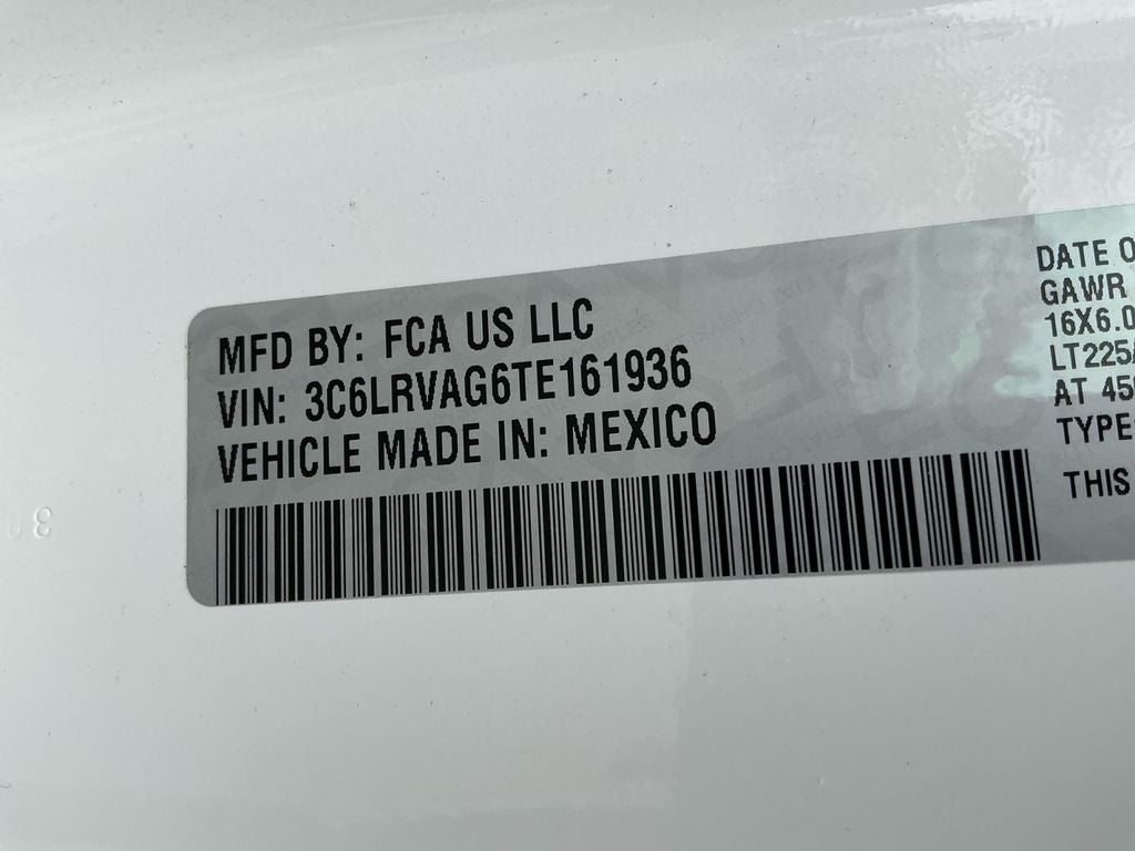 2026 RAM ProMaster 1500 Low Roof
