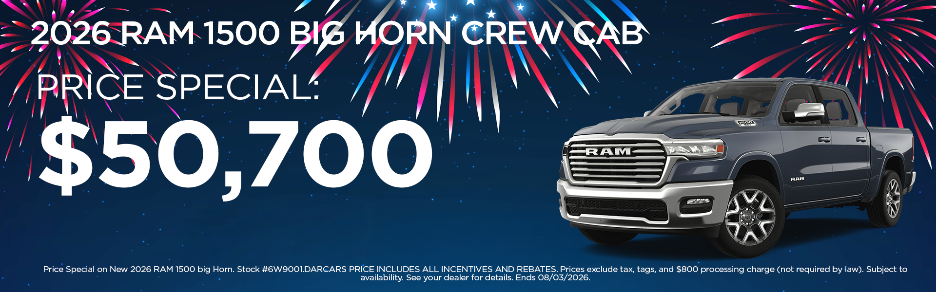 New 2026 RAM 1500 Big Horn 