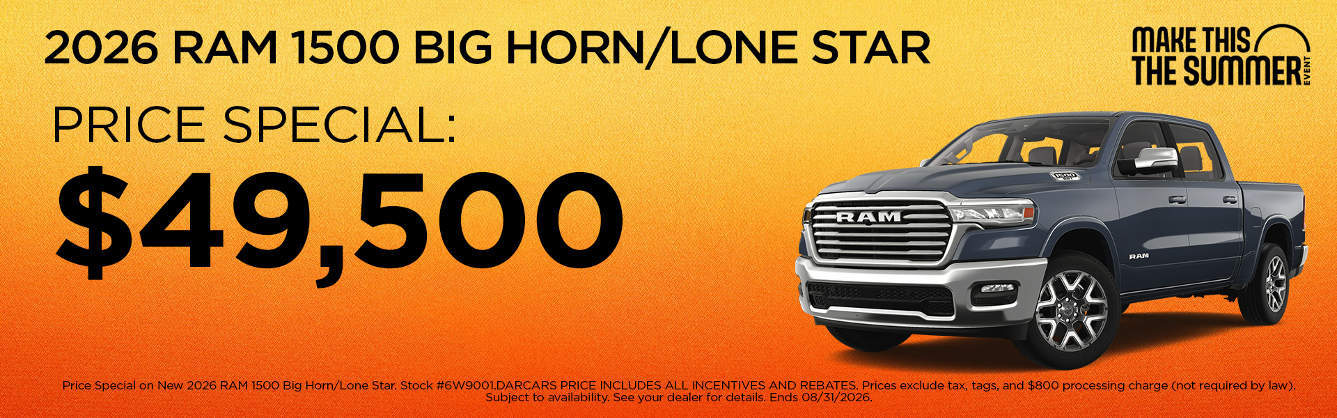 New 2026 RAM 1500 Big Horn/Lone Star