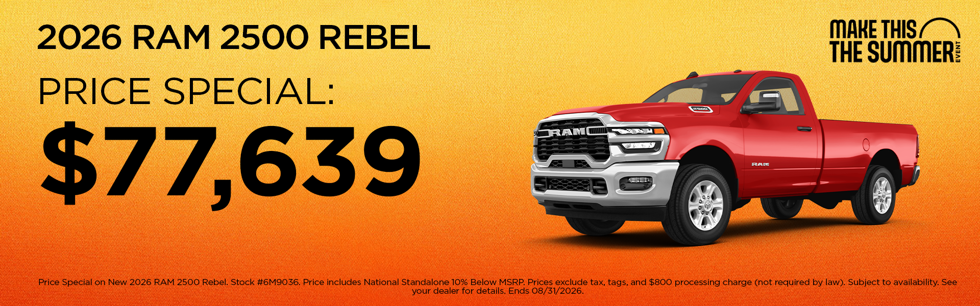 New 2026 RAM 2500 Rebel 