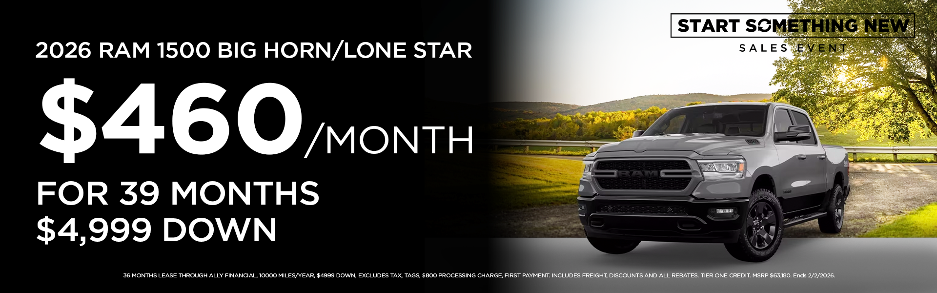 New 2026 RAM 1500 Big Horn/Lone Star