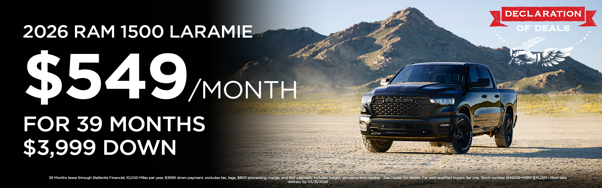 New 2026 RAM 1500 Laramie