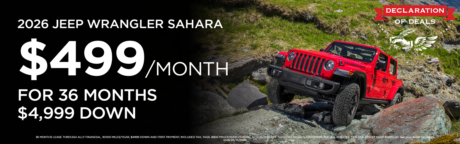 New 2026 Wrangler Sahara 