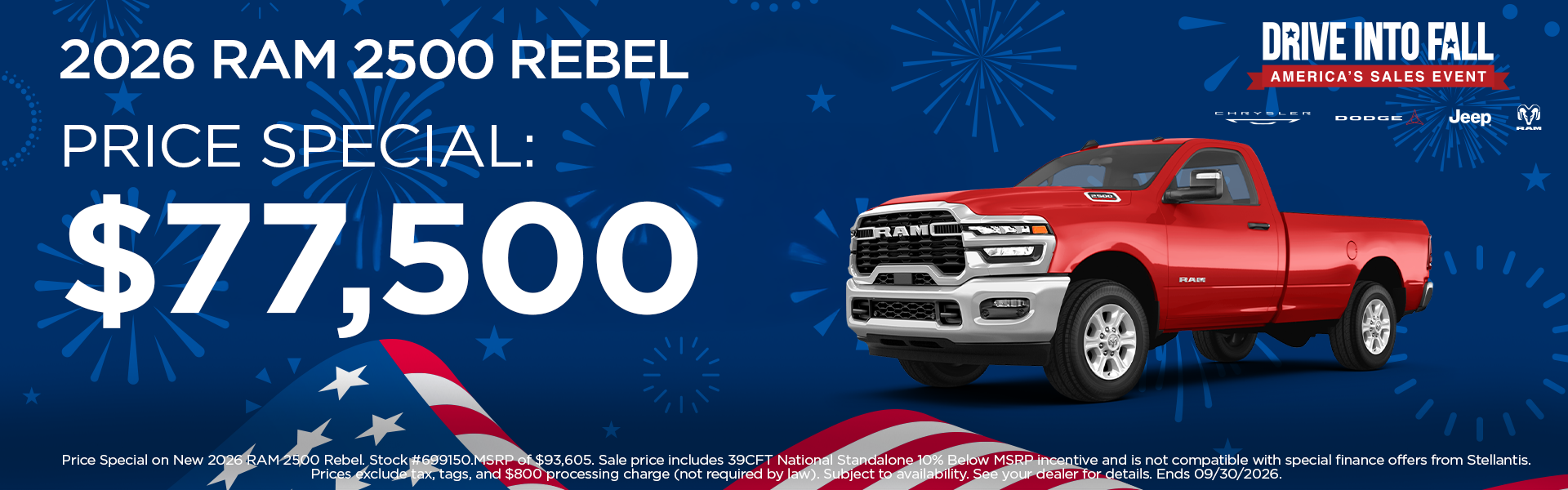New 2026 RAM 2500 Rebel