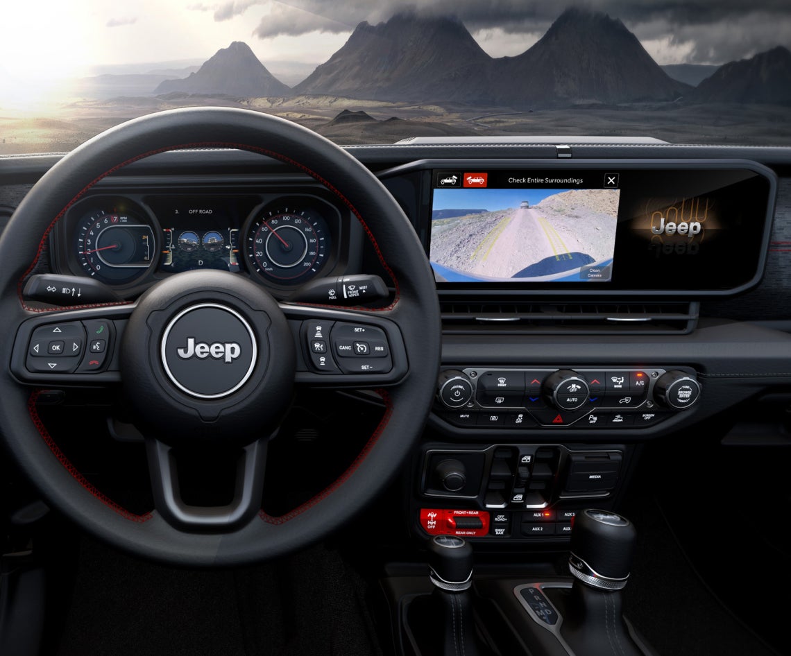 Jeep Wrangler Interior Technology